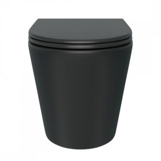 Унитаз подвесной Maretti Florenza безободковый с микролифтом, FL10PBM97-560, черный